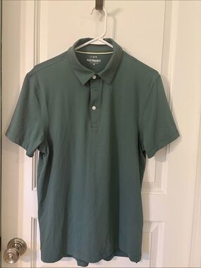 J. Crew Performance Polo - Slate Green